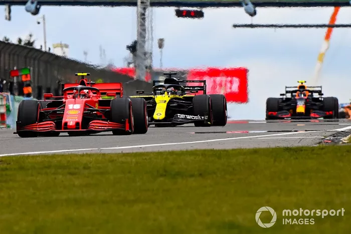 Charles Leclerc, Ferrari SF1000, Daniel Ricciardo, Renault F1 Team R.S.20, Alex Albon, Red Bull Racing RB16 