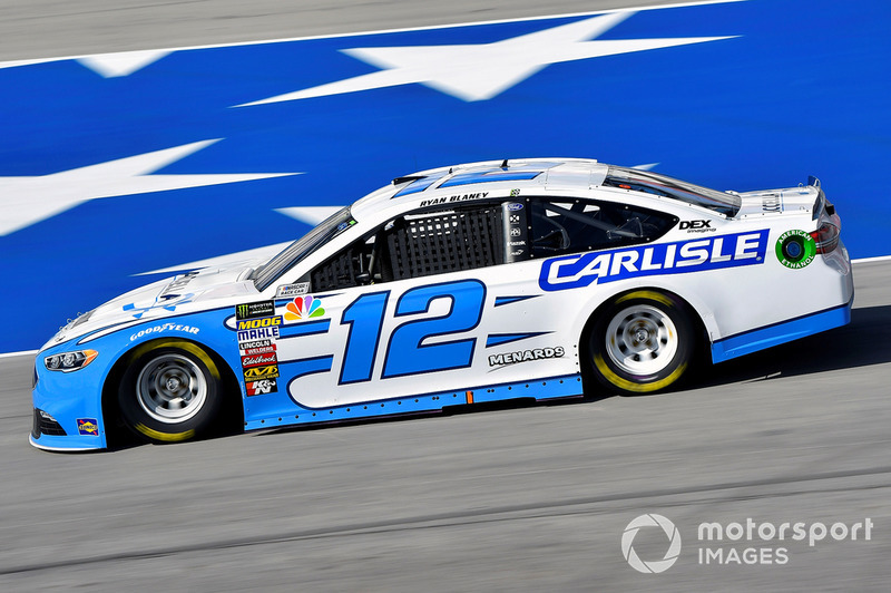 1. Ryan Blaney, Team Penske, Ford Fusion Accella/Carlisle