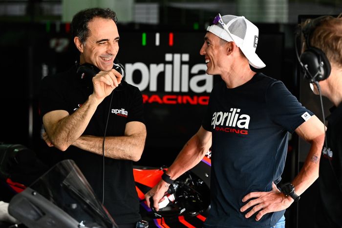 Romano Albesiano, Director Técnico de Aprilia, Aleix Espargaró, Aprilia Racing
