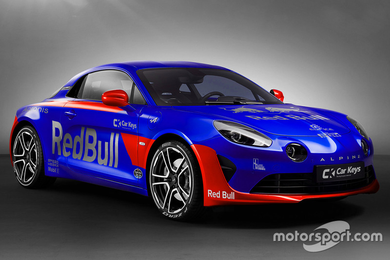 Alpine A110 im Toro-Rosso-Design