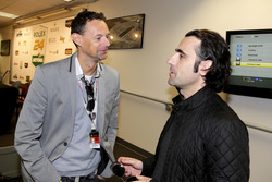 Charles Bradley, Motorsport.com with Dario Franchitti, Grand Marshal