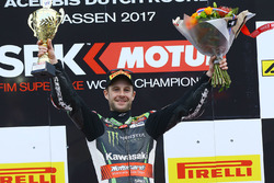 Podium : le vainqueur Jonathan Rea, Kawasaki Racing