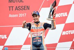 Podio: il terzo classificato Marc Marquez, Repsol Honda Team