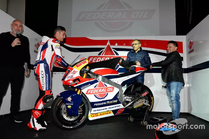 Fausto Gresini, Team Manager Federal Oil Gresini Moto2 y Jorge Navarro, Federal Oil Gresini Moto2