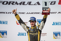 Race winner Rene Binder, Lotus