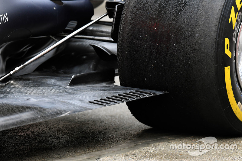 Задняя часть днища Red Bull RB13
