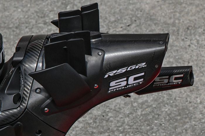 Aprilia Racing bike detail