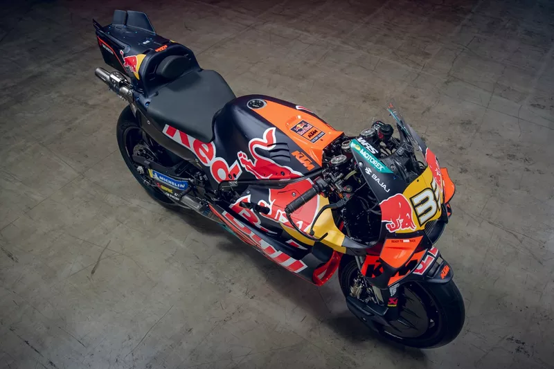 La moto de Brad Binder, Red Bull KTM Factory Racing