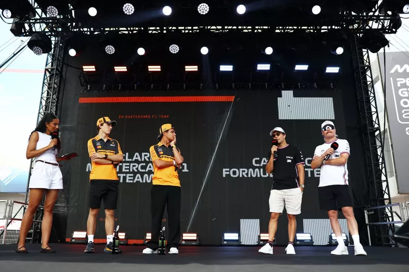 Valtteri Bottas, Cadillac, Oscar Piastri, McLaren, Lando Norris, McLaren, Sergio Pérez, Cadillac
