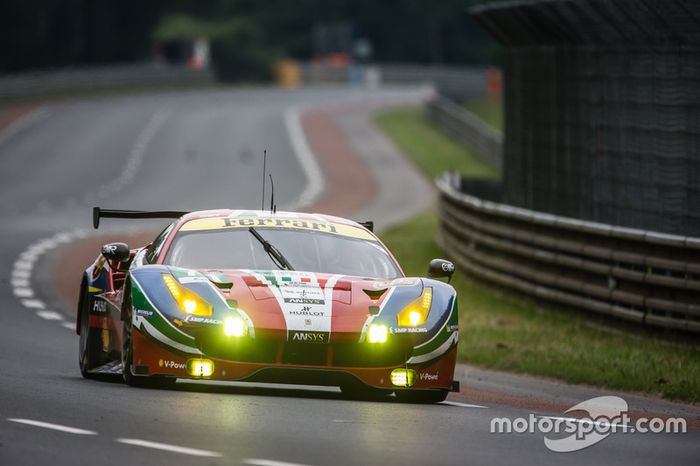 39: #71 AF Corse Ferrari 488 GTE: Davide Rigon, Sam Bird, Andrea Bertolini