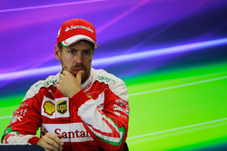 Себастьян Феттель, Ferrari на прес-конференції