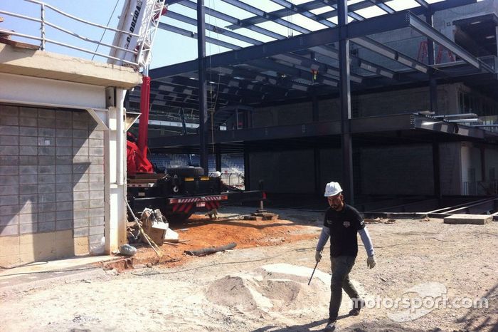 Obras en el autódromo de Interlagos