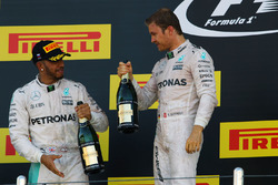 Podium: 1. Nico Rosberg, Mercedes AMG F1 Team; 2. Lewis Hamilton, Mercedes AMG F1 Team