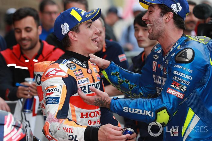 Marc Marquez, Repsol Honda Team, Andrea Iannone, Team Suzuki MotoGP
