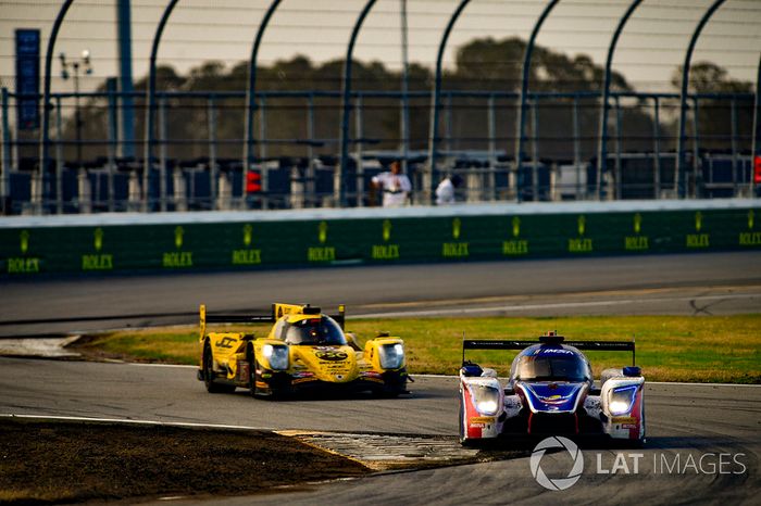 #23 United Autosports Ligier LMP2, P: Phil Hanson, Lando Norris, Fernando Alonso, #85 JDC/Miller Motorsports ORECA 07, P: Simon Trummer, Robert Alon, Austin Cindric, Devlin DeFrancesco 