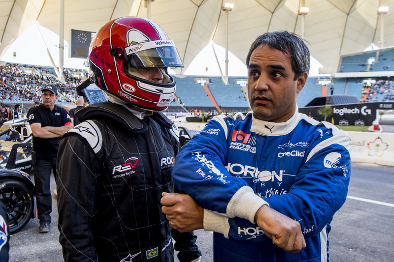 Juan Pablo Montoya et Helio Castroneves