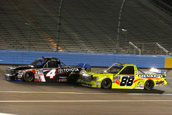 Christopher Bell, Kyle Busch Motorsports Toyota and Matt Crafton, ThorSport Racing Toyota