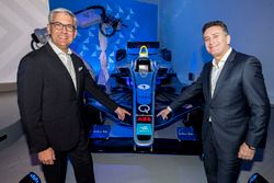 Alejandro Agag, Founder & CEO of Formula E and Ulrich Spiesshofer, CEO of ABB 