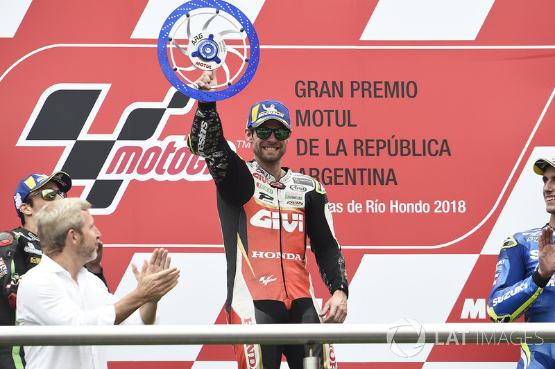 Race winner Cal Crutchlow, Team LCR Honda