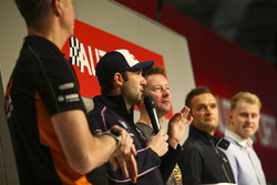 BTCC champions Matt Neal, Andrew Jordan, Gordon Shedden, Colin Turkington and Ashley Sutton talk to Henry Hope-Frost on the Autosport Stage