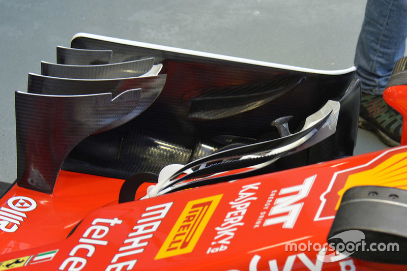 Ferrari SF16-H: Frontflügel, Detail