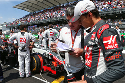 Esteban Gutierrez, Haas F1 Team sur la grille