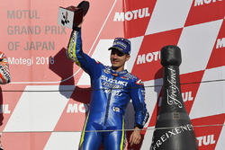 Podium: tercero, Maverick Viñales, Team Suzuki Ecstar MotoGP