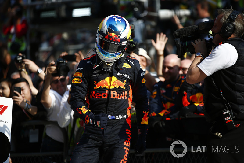 Race winner Daniel Ricciardo, Red Bull Racing