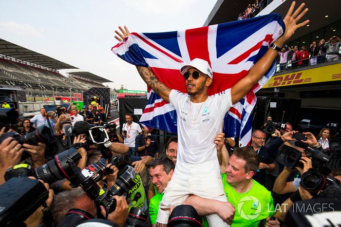 Campeón del mundo 2017 Lewis Hamilton, Mercedes AMG F1