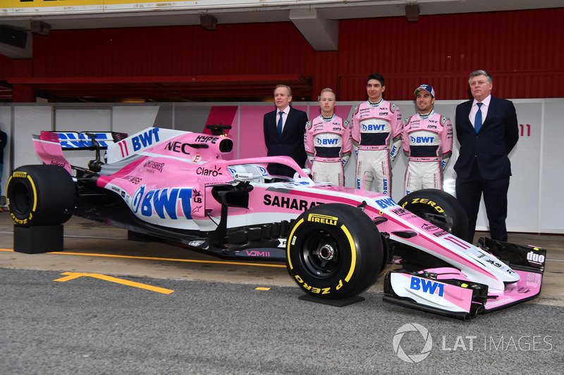 Andrew Green, Sahara Force India F1 Technical Director, Nikita Mazepin, Sahara Force India F1, Esteb