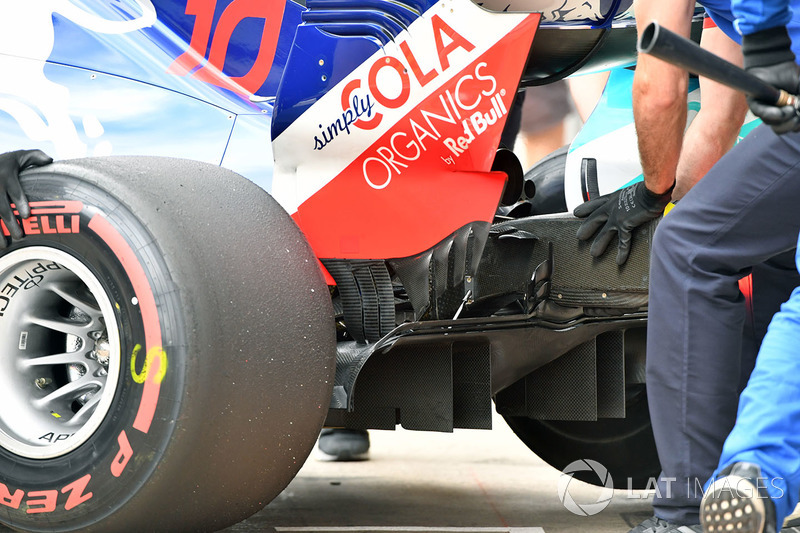 Задня частина та дифузор Toro Rosso STR13
