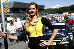 Grid girl of Robert Wickens, Mercedes-AMG Team HWA, Mercedes-AMG C63 DTM