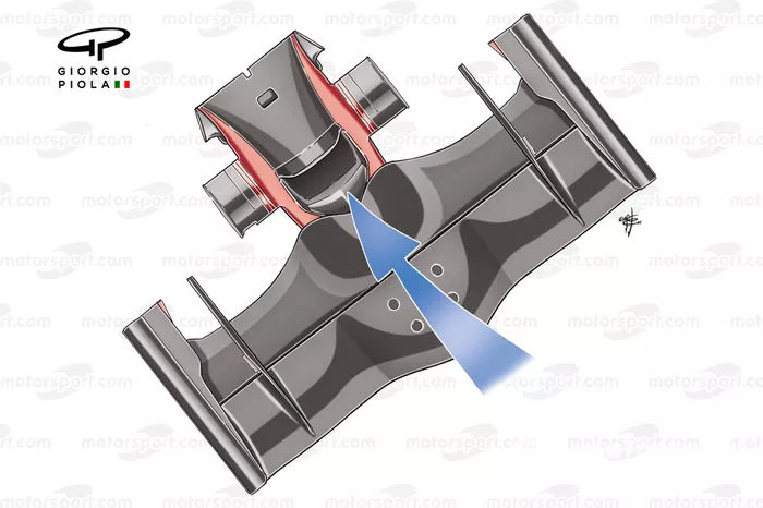 Ferrari F2008 (659) 2008 nose with S-duct detail