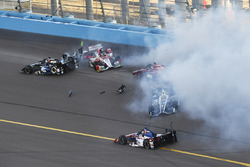 Mikhail Aleshin, Schmidt Peterson Motorsports Honda, crash