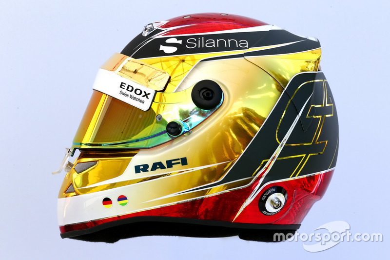 Le casque de Pascal Wehrlein, Sauber C36
