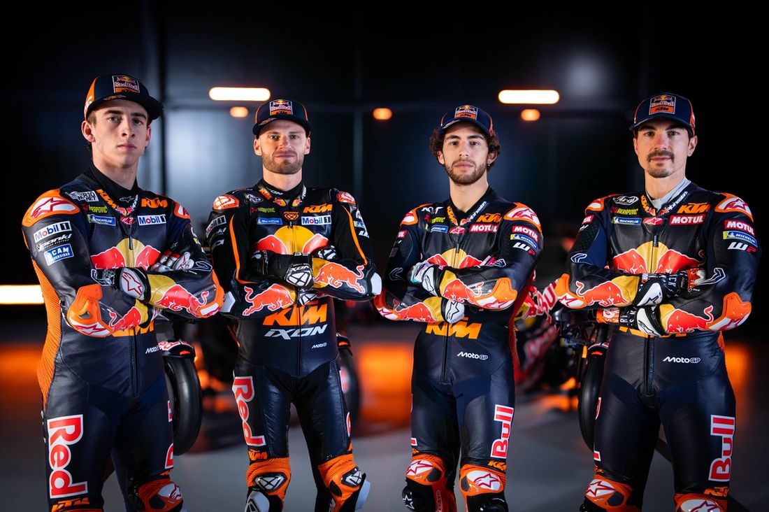 Pedro Acosta, Brad Binder, Red Bull KTM Factory Racing, Enea Bastianini, Maverick Viñales, Red Bull KTM Tech3