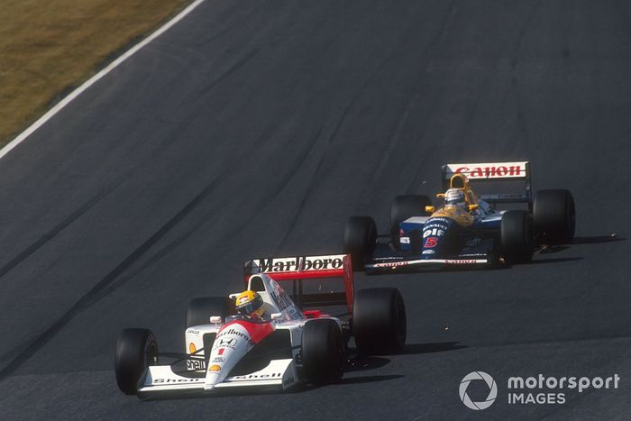 アイルトン・セナ, マクラーレンMP4/6ホンダ, ナイジェル・マンセル, ウィリアムズFW14ルノー