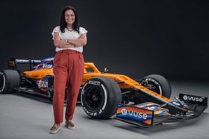 Rabab Tantawy, designer of the McLaren MCL35M AbuDhabi GP livery