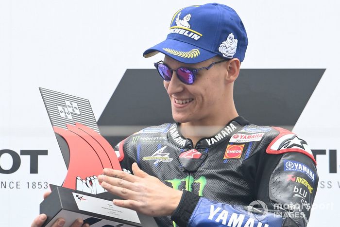 Podio: ganador Fabio Quartararo, Yamaha Factory Racing