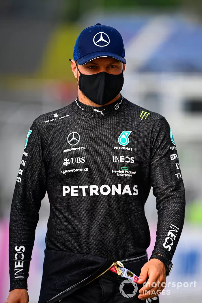 Segundo lugar Valtteri Bottas, Mercedes