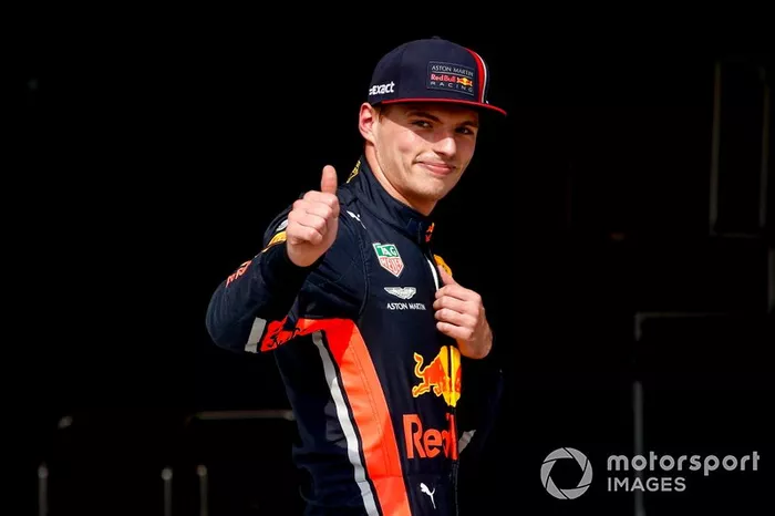 Ganador de la pole Max Verstappen, Red Bull Racing