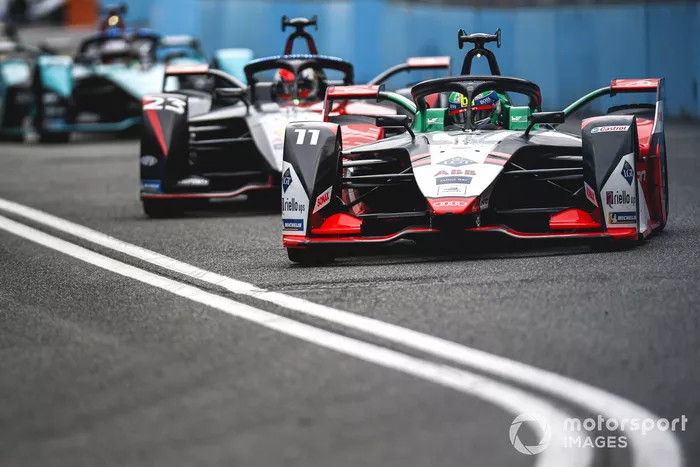 Lucas Di Grassi, Audi Sport ABT Schaeffler, Audi e-tron FE07, Sebastien Buemi, Nissan e.dams, Nissan IMO2
