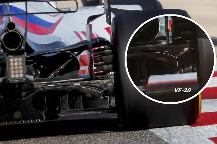 Detalle del difusor Haas VF-21