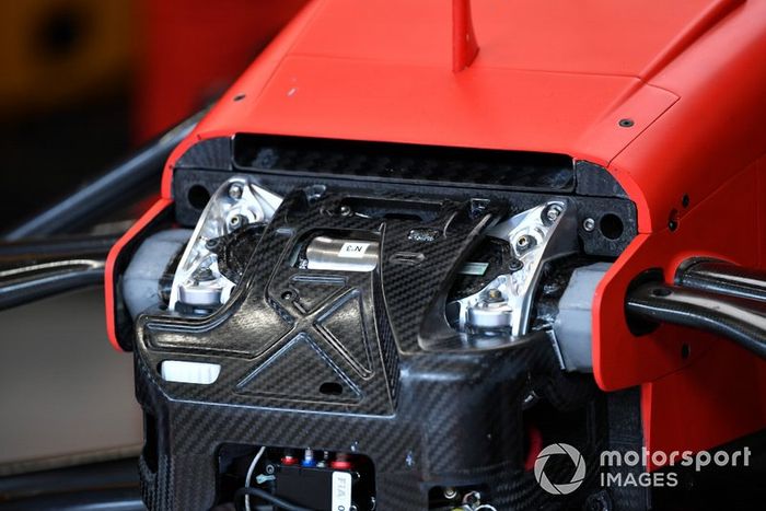 Detalle del Ferrari SF1000  de Sebastian Vettel