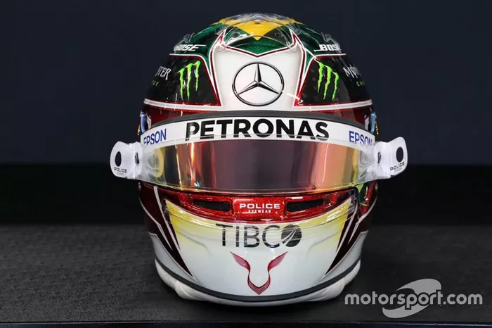 Casco de Lewis Hamilton, Mercedes AMG F1