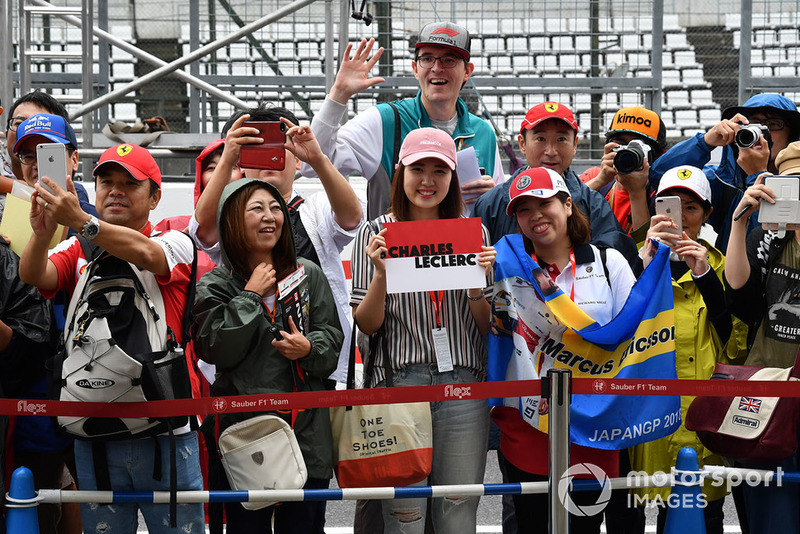 Charles Leclerc, Sauber fans