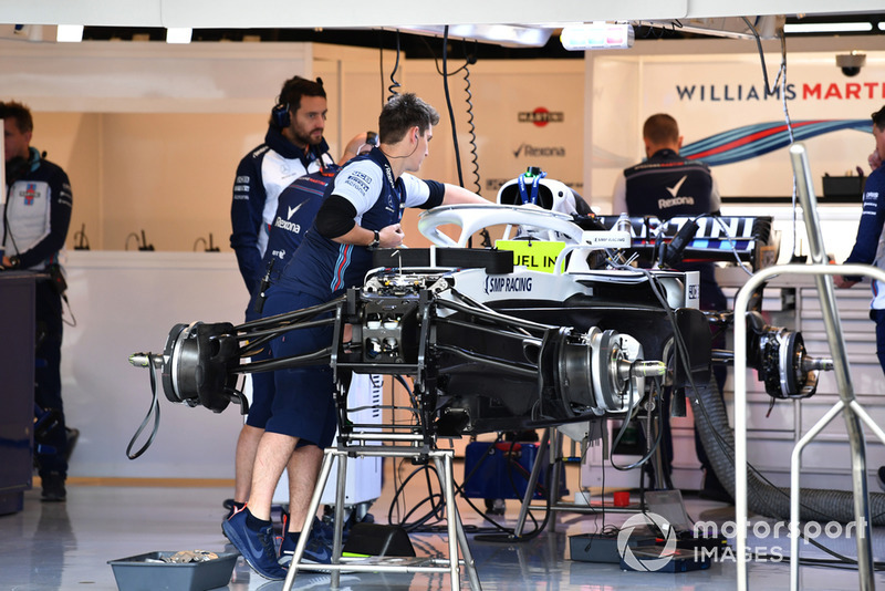 Williams FW41 garajda