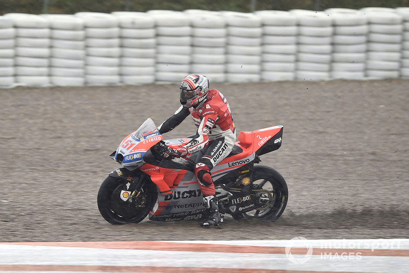 Мікеле Пірро, Ducati team, у гравії
