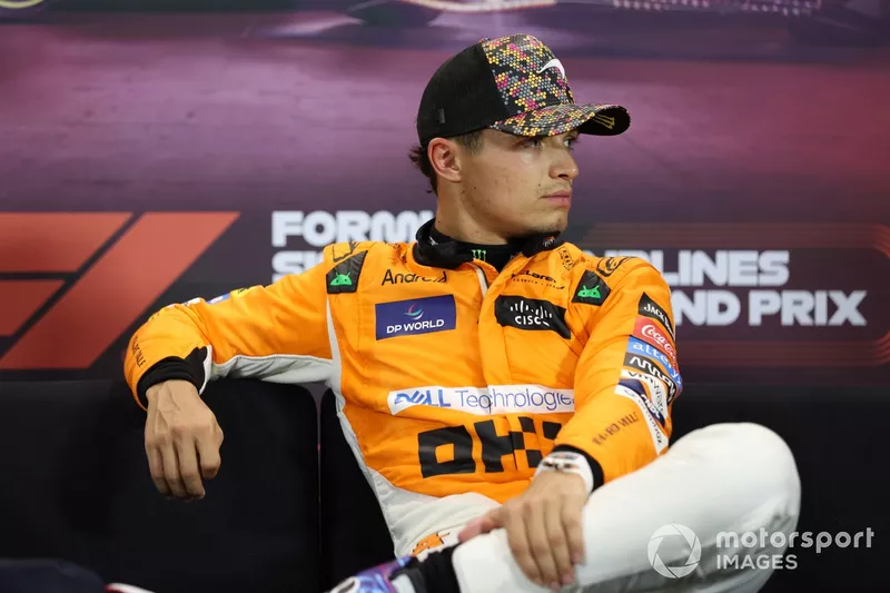 Lando Norris, poleman, McLaren F1 Team