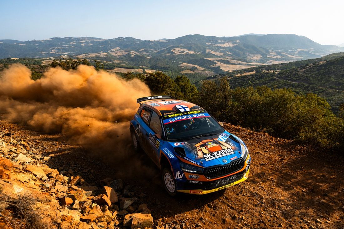 Lauri Joona, Janni Hussi, Skoda Fabia Evo Rally2